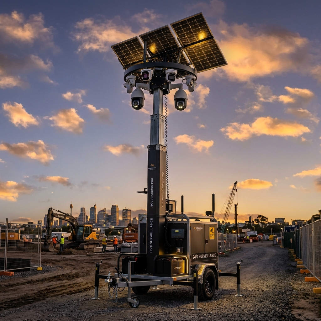 Solar Security Towers